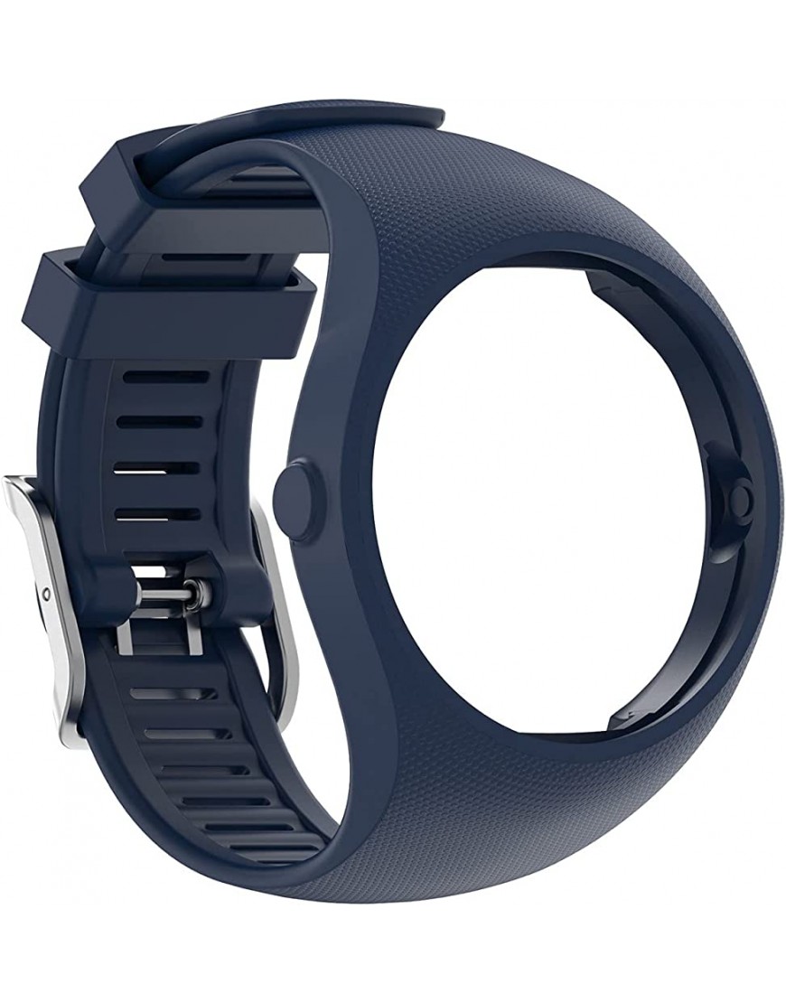 Silicone Armband Kompatibel mit PolarS M200 Smart Watch Uhrenersatzzubehör Smart Watch Elastisches Ersatzarmband Uhrenarmband Verstellbares Replacement Watch Wrist Strap - BRGNPM75