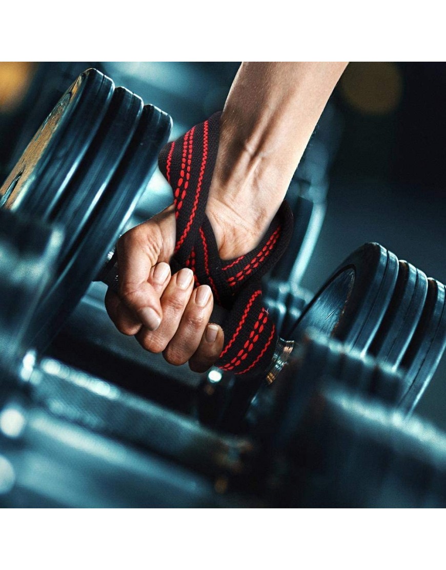 VGEBY1 Lifting Straps,Gym Figure 8 Straps Gepolstert Zughilfen Krafttraining Wrist Wrap Gewichte Training Gürtel Für Fitness Powerlifting Kreuzheben - BXMWGHQ1