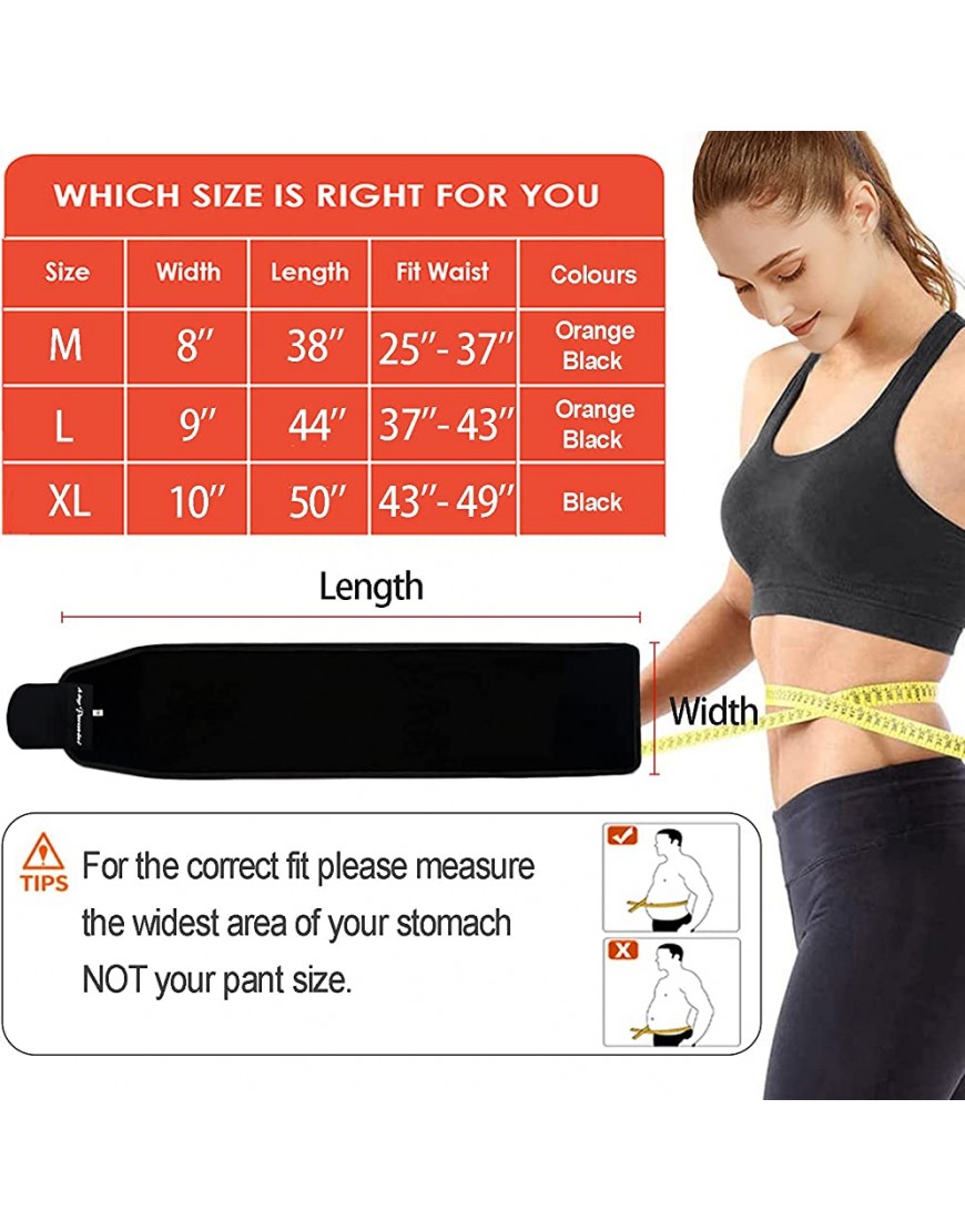 KingPavonini Taillentrimmer für Damen und Herren Taillentrainer – Nano-Silber-Beschichtung Bauchwickel Schweißgürtel für Frauen Workout in Übergröße verbessert - BQGMTE4N