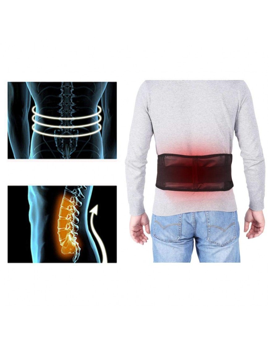Stützgürtel für den unteren Rücken Unterstützungsgürtel Bauchweggürtel für Rücken Nacken und Schulter für Männer und Frauen - BALMN1MB