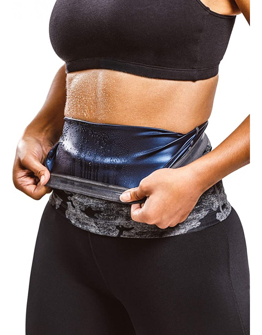 Sweat Shaper Waist Trimmer for Women Waist Trainer Sauna Belt Neoprene-Free Waist Cincher Sauna Slimming Belt - BWRKTNMA