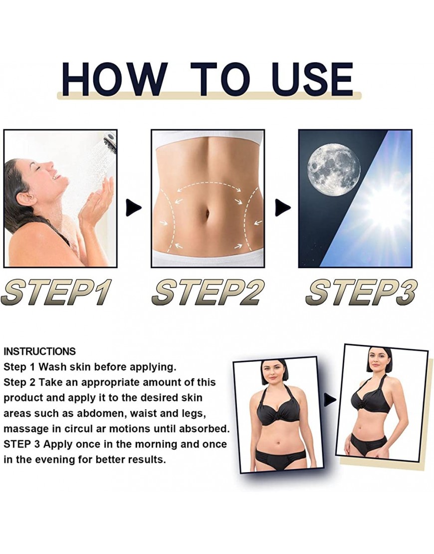 Umifica Körperformungscreme,Körpercreme für Frauen | Gewichtsverlust für Frauen Hot Cream Belly Fat Burner Fettabbaucreme für Bauch Beine Bauch Arme Gesäß - BSLCHQ7K