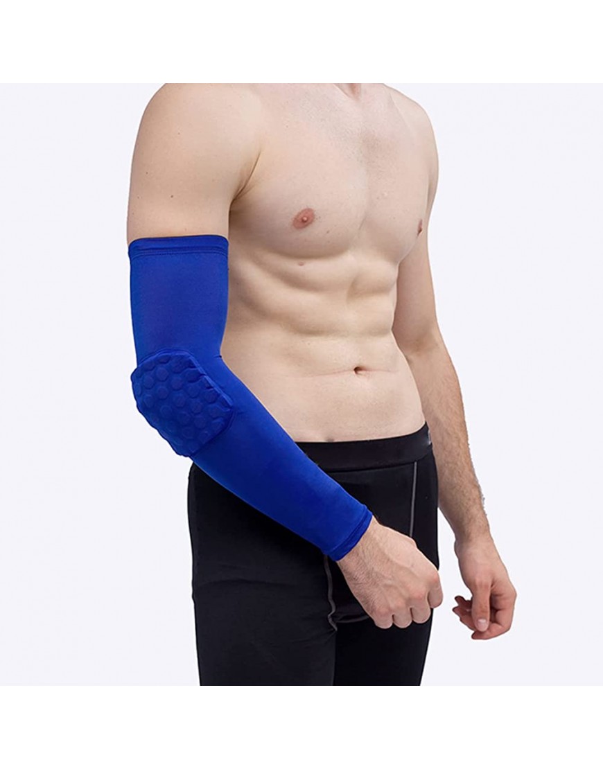 Calager Ellenbogen-Stütz Kleidung-Schweiß absorbierende atmungsaktive elastische Gym-Sport-Arm-Ärmel für Fußball - BXETIB38