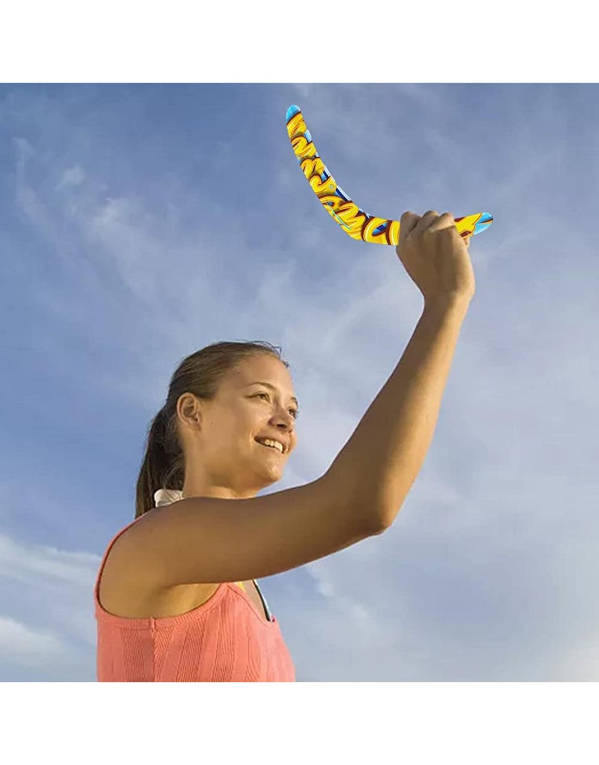 Juzinqu Bumerangs für Kinder,Eva-Schaum Kein Ausbleichen Kinderbumerangs für Outdoor-Sportarten | Tragbar einfach zu verwendende Fliegende Dartpfeile für Outdoor-Aktivitäten Platz Picknick Strand - BKXRK6Q3
