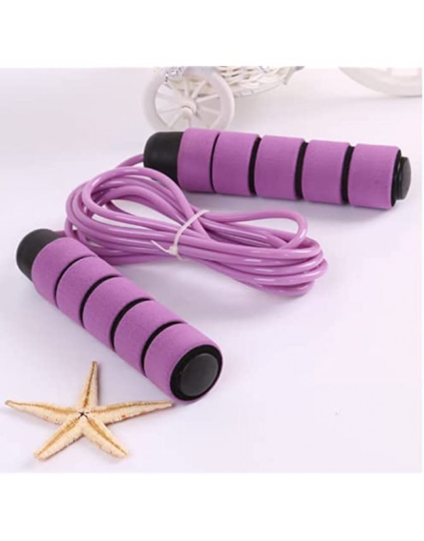 Unipampa Springseil multifun Springseil Länge Einstellbar Jump Rope Seilspringen für Fitnesstraining Abnehmen Dark Purple - BVYSTNKB