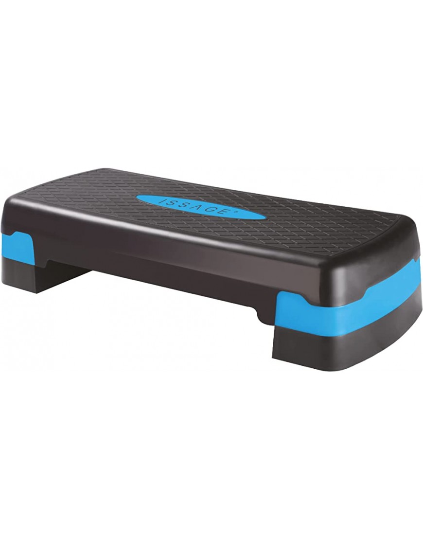 ISSAGE – Fit-Step – Step-Fitness-Plattform in 2 Höhen verstellbar rutschfeste Unterseite Aerobic-Plattform und Fitness zu Hause und Gym. Professioneller Aerobic-Step – ideal für Training - BMSDNVVW