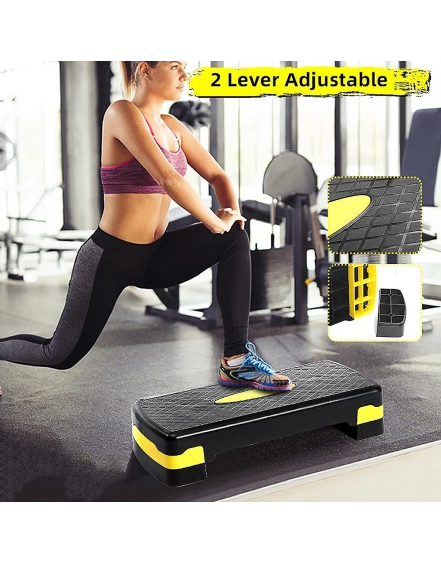 LTLCLZ Bodenfitness Aerobic Step Cardio Yoga Pedal Stepper Fitnessstudio Training Yoga Fitness Aerobic Stiefausrüstung - BZUAP627