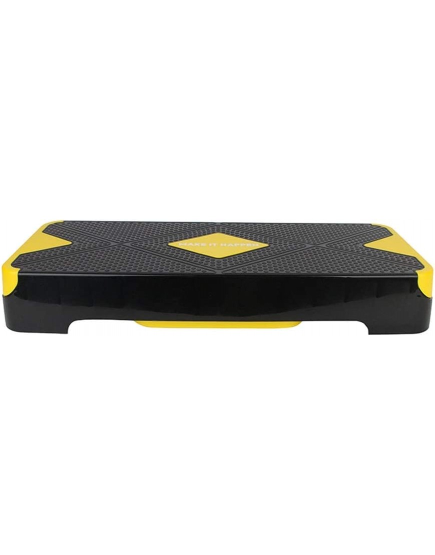 QinWenYan Stepper-Board Sport Pedal Aerobic Stepper Workouts Fitness Pedal Start Pedal Fitness Startseite Yoga Ausrüstung Aerobic-Rhythmus Übungs-Stepper Farbe : Yellow Size : 68X28CM - BESMOVW5