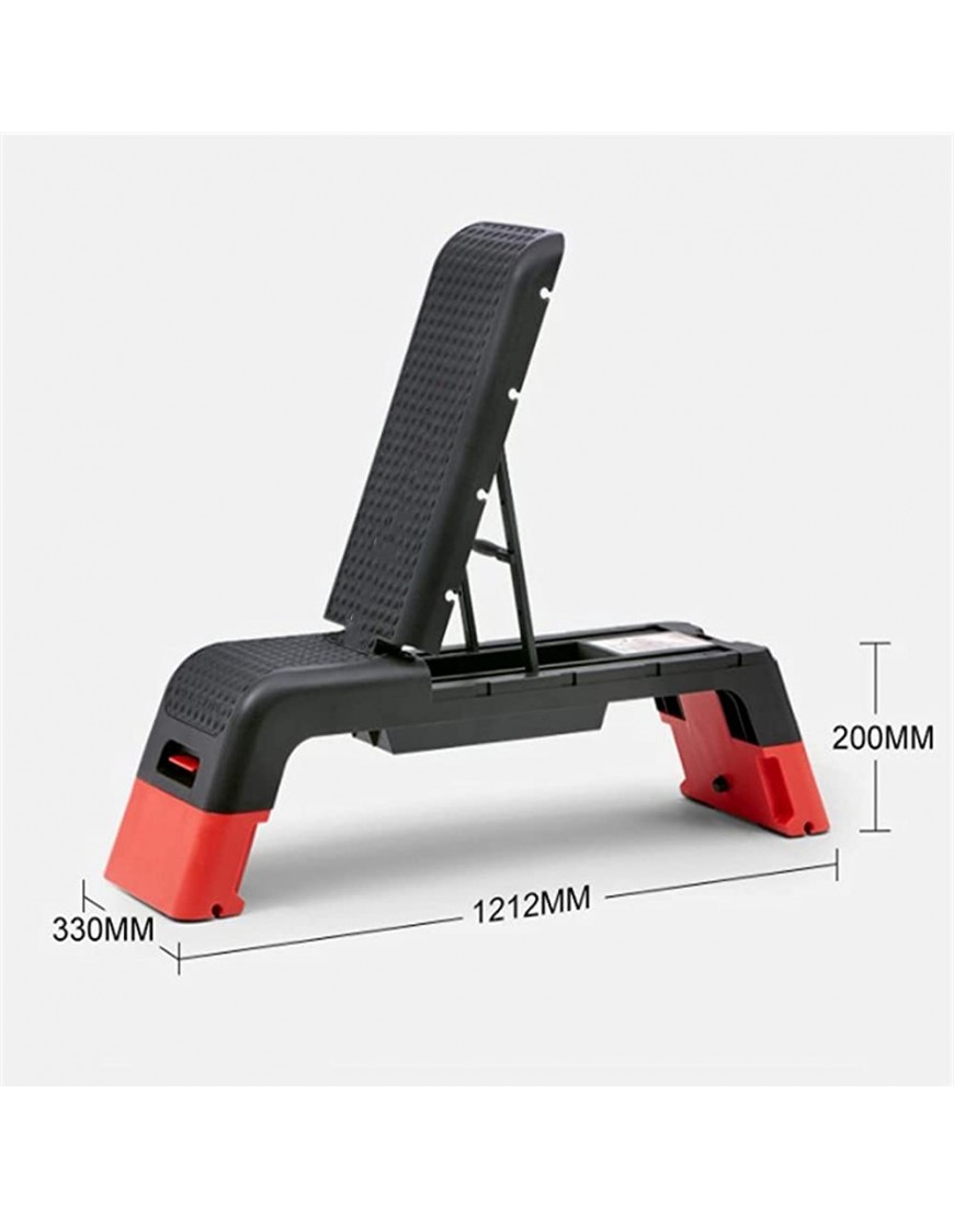 WanuigH Aerobic Step Home Gewichtsverlust Fitness Pedal Gewichtsverlust Übung Aerobic Rhythmus Pedal Gym Pedal Tägliche Übung Farbe : Black Size : 121.2x33x20cm - BYKANNJ5