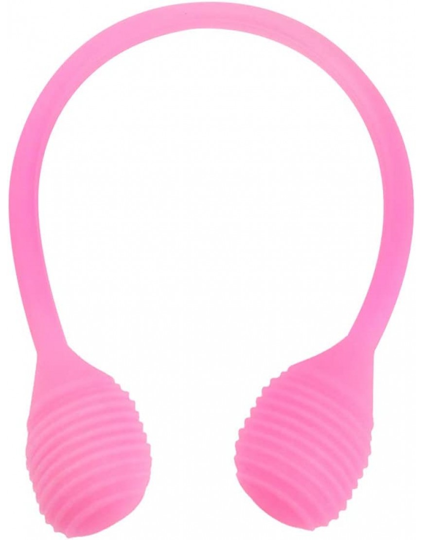 Abaodam Silikon-Federtrainer hochelastisches Zugseil EIN-Wort Hand- und Muskelentwickler Fitness-Expander für Frauen Yoga Verwendung Pink - BHZGHH5K