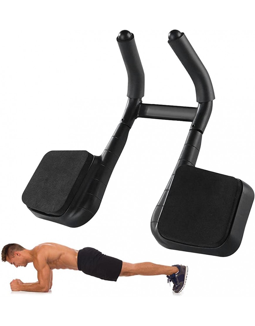 iBaste Plank-Trainer,Verstellbarer Plank Trainer Bauchstimulator mit rutschfestem Griff Haushalts-Bauchmuskel-Trainingsgerät Plank Trainer für Kernkraft- und Pilates-Training - BOBNXK16