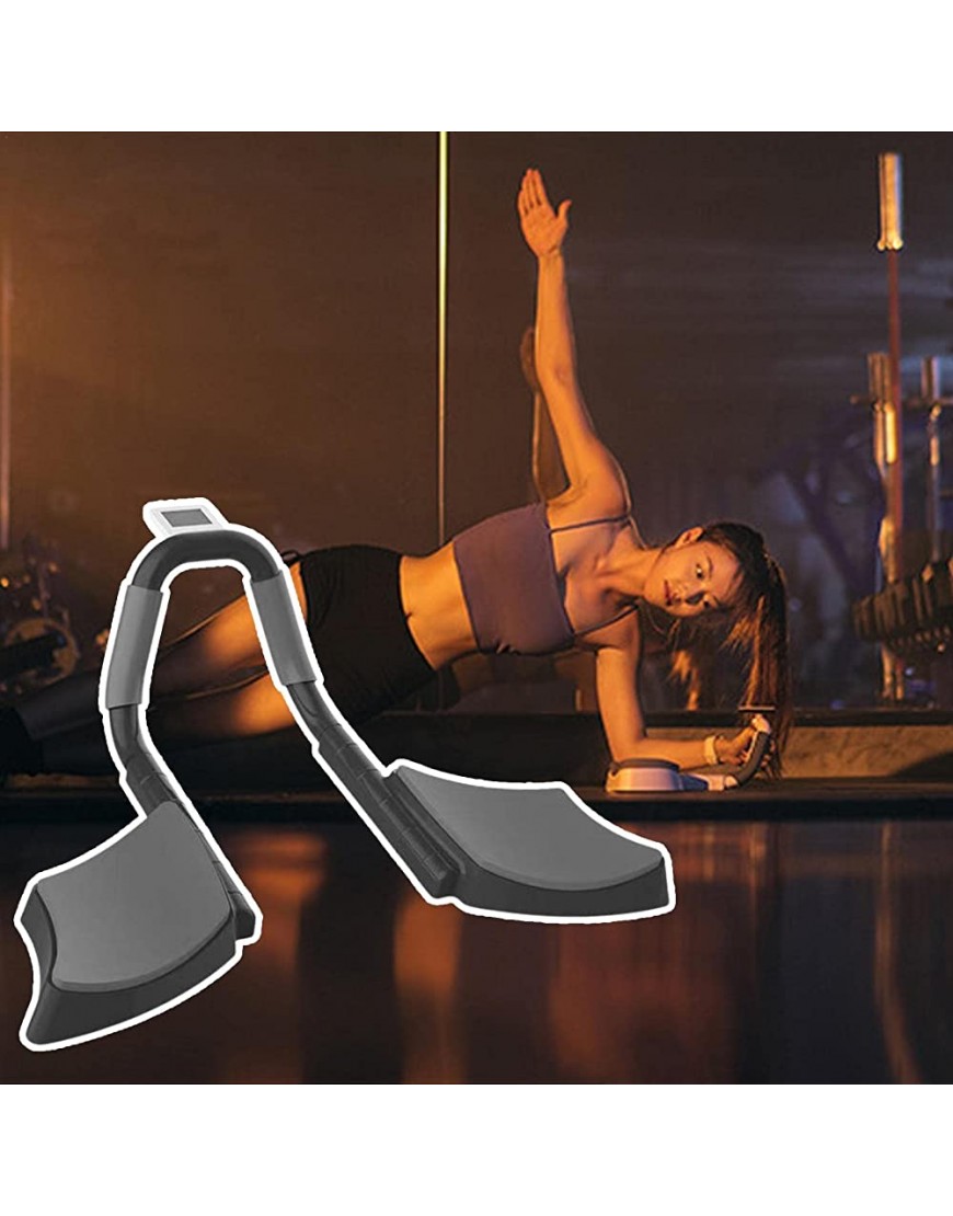 pologmase Plankentrainer mit Timer Timing Plank Trainer Verstellbarer Bauchmuskeltrainer rutschfestes Grip Plank Pad Board mit LED-Anzeige Trainingsgerät für das Training zu Hause - BNJIMVBK