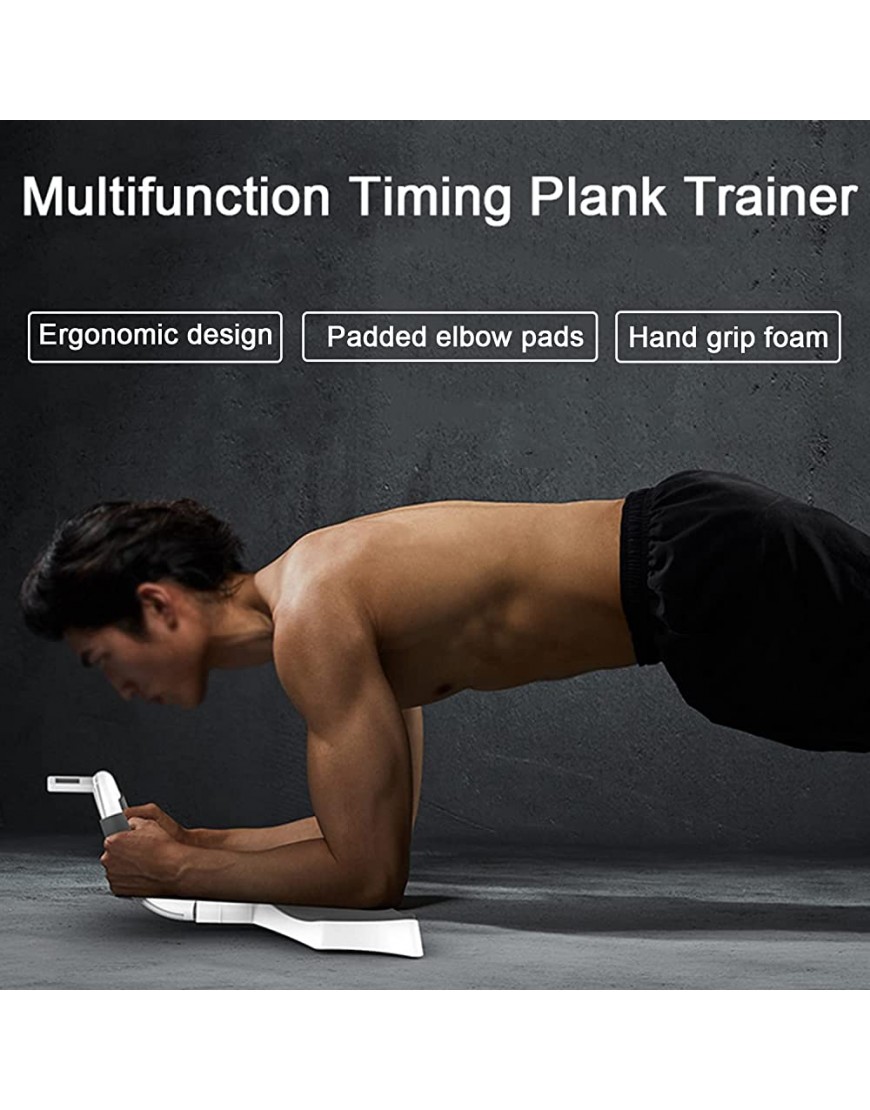 SOCLING Multifunction Timing Plank Trainer,Timing Plank Trainer,Abdominal Muscle Trainer,Portable Gym Training Timer Tool,Push Up Training Device for Auxiliary Fitness Exercise Training - BNUTY5MJ