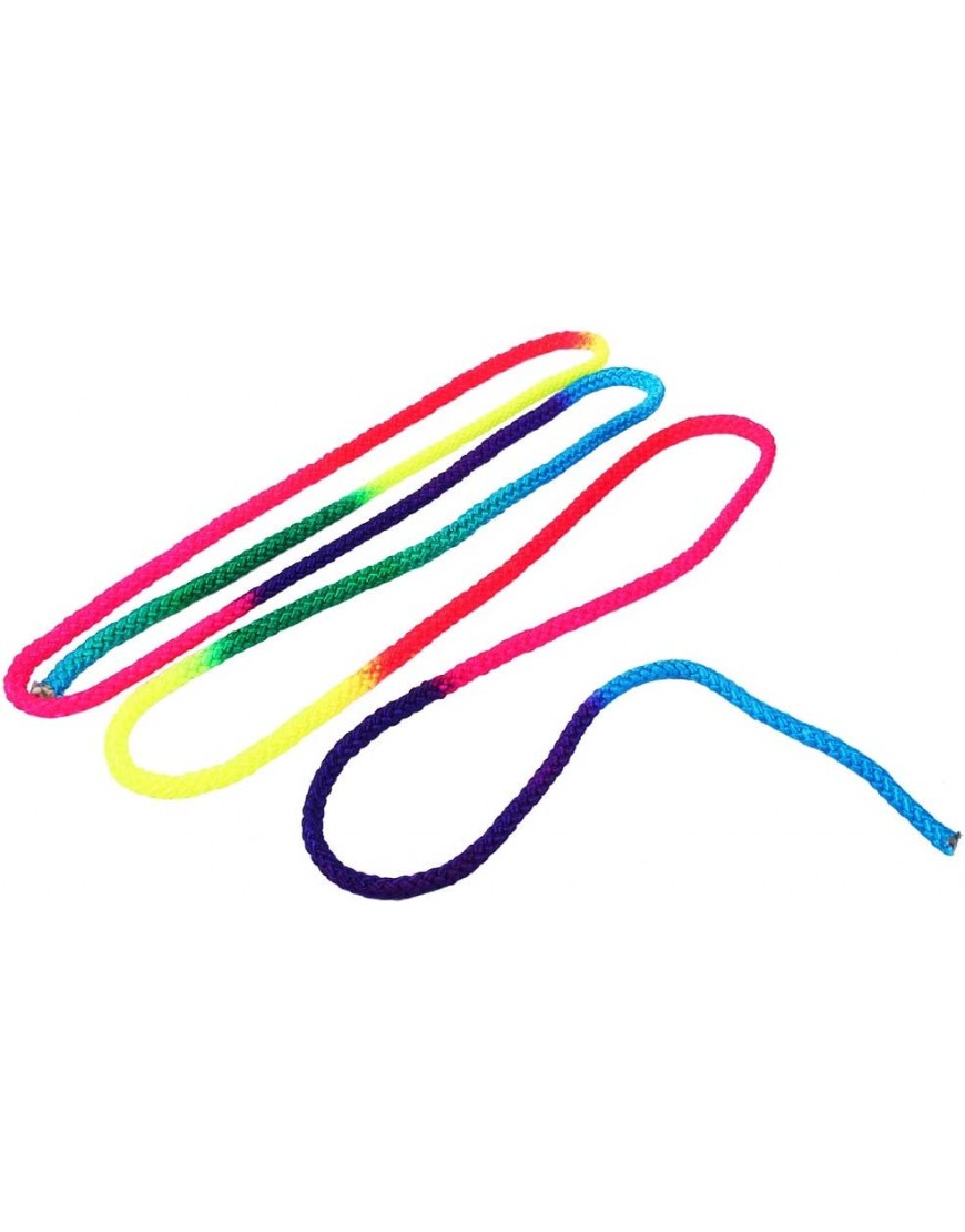 nobrand Rainbow Color Rhythmische Gymnastikseil Solide Wettkampfkunst Trainingsseil - BZEAP4MK