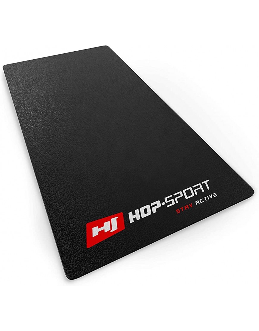 Hop-Sport Bodenschutzmatte aus PVC 0,6mm Dicke Unterleg und Schutzmatte für Fitness & Sportgeräte in DREI Größen zur Auswahl - BJAWUH7Q