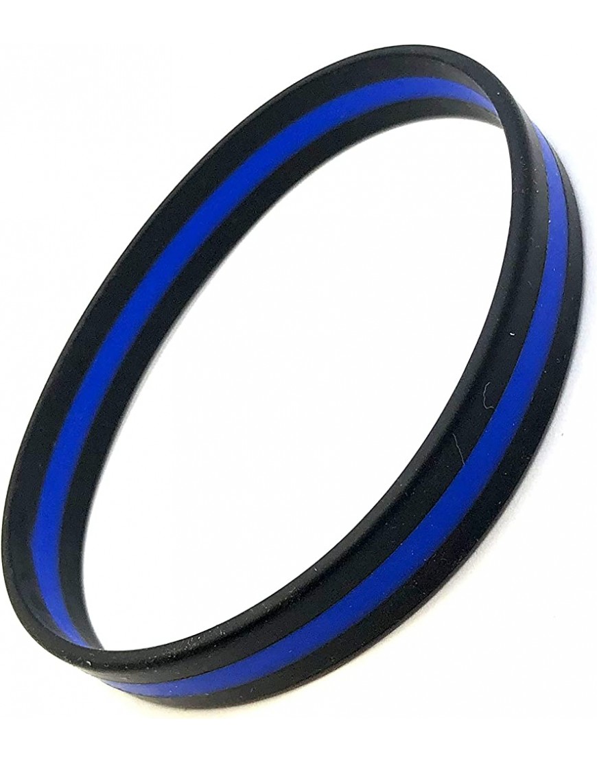 Patch Nation Dünne Blaue Linie Silikon Armbänder Wristband - BZPZLK51
