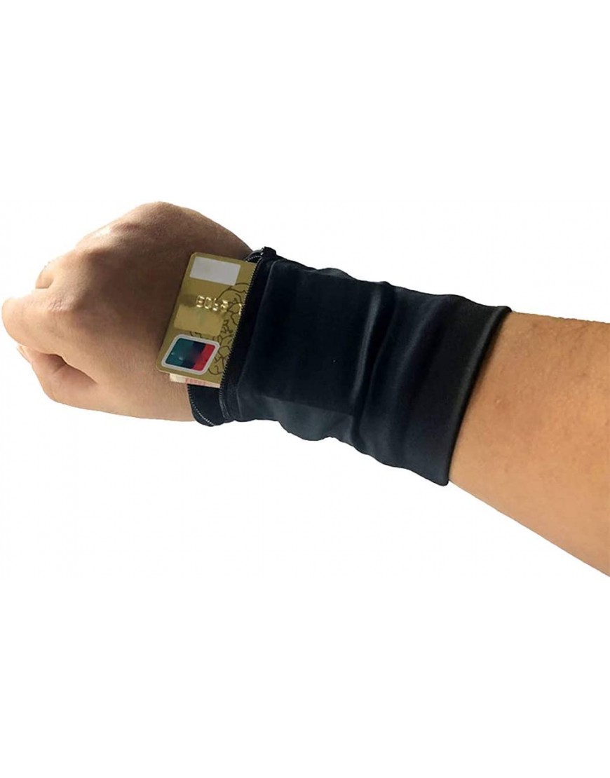 RetroFun Sport Wrist Pocket Pouch Running Gym Bag Wallet Handyhalter Wrist Support Wrist Bag Schweißband zum Radfahren von Handykarten - BLVXFMJ3