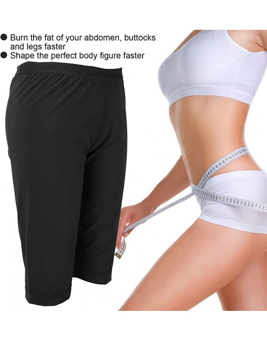 Damen Sauna Sweat Shorts Neopren Sauna Sweat Pants Body Shaper Trainingshose für Sport Leggings Body ShaperS M - BMYBT4DH