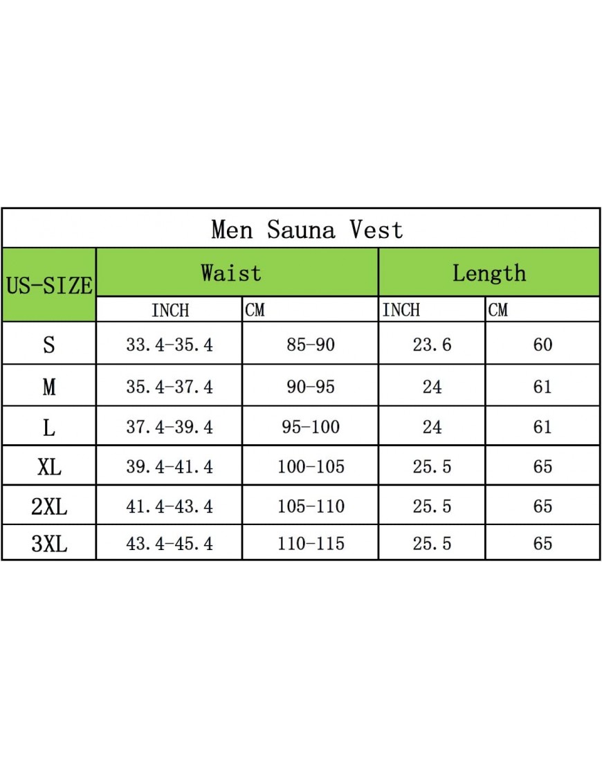 Yokald Herren Sauna Schweiß Weste Zipper Anzug Neopren Korsett Fitness Shapewear Kompression Taille Trainer Top Körperformer für Workout - BVEGOH1N