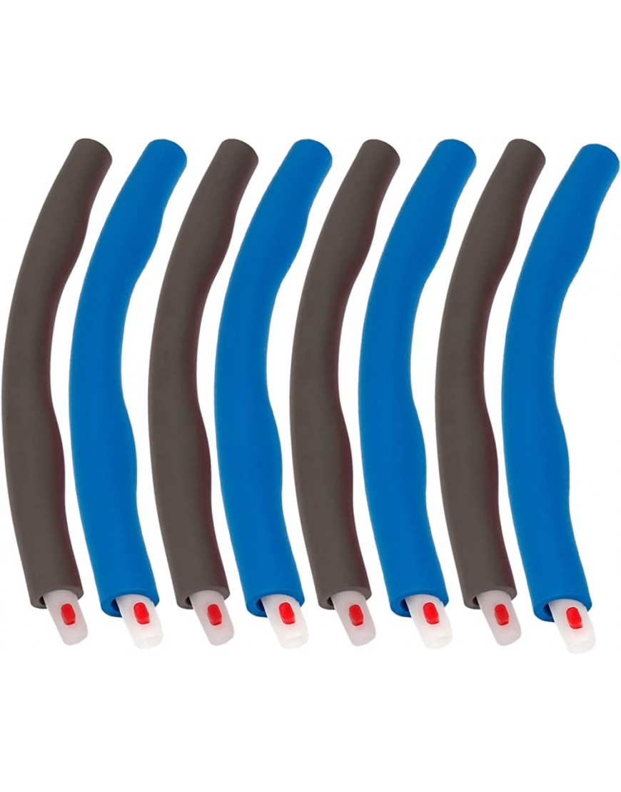 FunTomia Hula Hoop Reifen für Erwachsene mit 6-8 steckbaren Soft-Elementen zum Abnehmen Fitness Training Hoola HUP Hullahub Hula zum Trainieren der Bauchmuskeln blau-grau - BVUFKWJ6