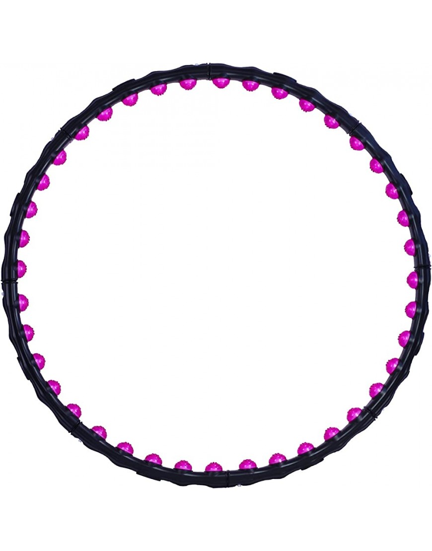 Hula Hoop Reifen für Erwachsene Hula Hoop 110 cm Durchmesser für Fortgeschrittene Hula Hoop Massagenoppen Magnet 1,7 kg Bubble Hula-Hoop-Reifen zum Abnehmen Fitness Reifen zur Gewichtsabnahme - BLQJXB6E