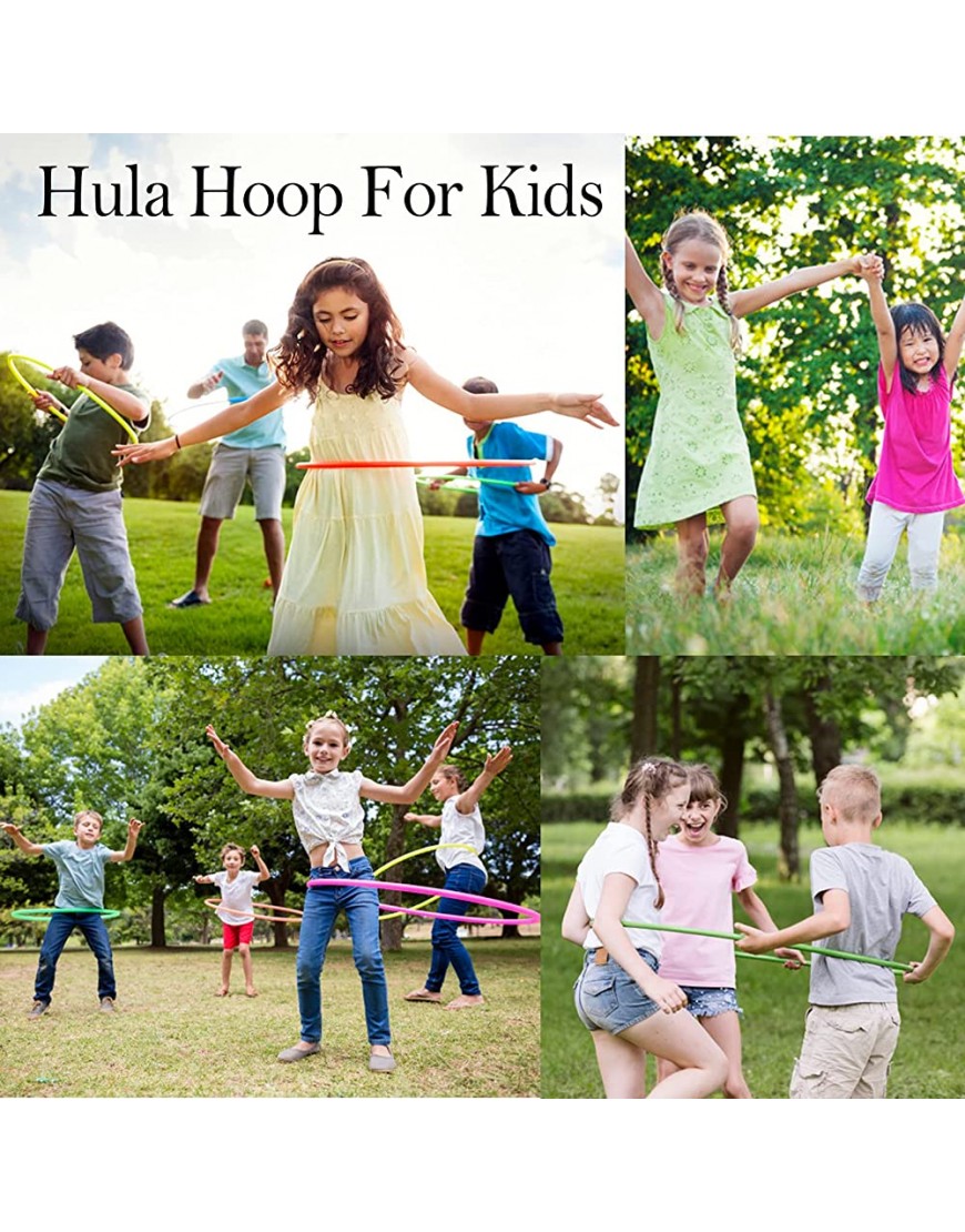 Hula Hoops für Kinder Alldo Mehrfarbige kleine Kinder Hula Hoop Abnehmbare Sport Jungen & Mädchen für Tanz Fitnessstudio Fitness - BFQGX86W