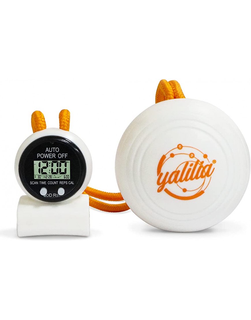 Yalilia Smart Hula Hoop Reifen Erwachsene Zubehöre Timer + Schwerkraftball Orange - BRWZYM6K
