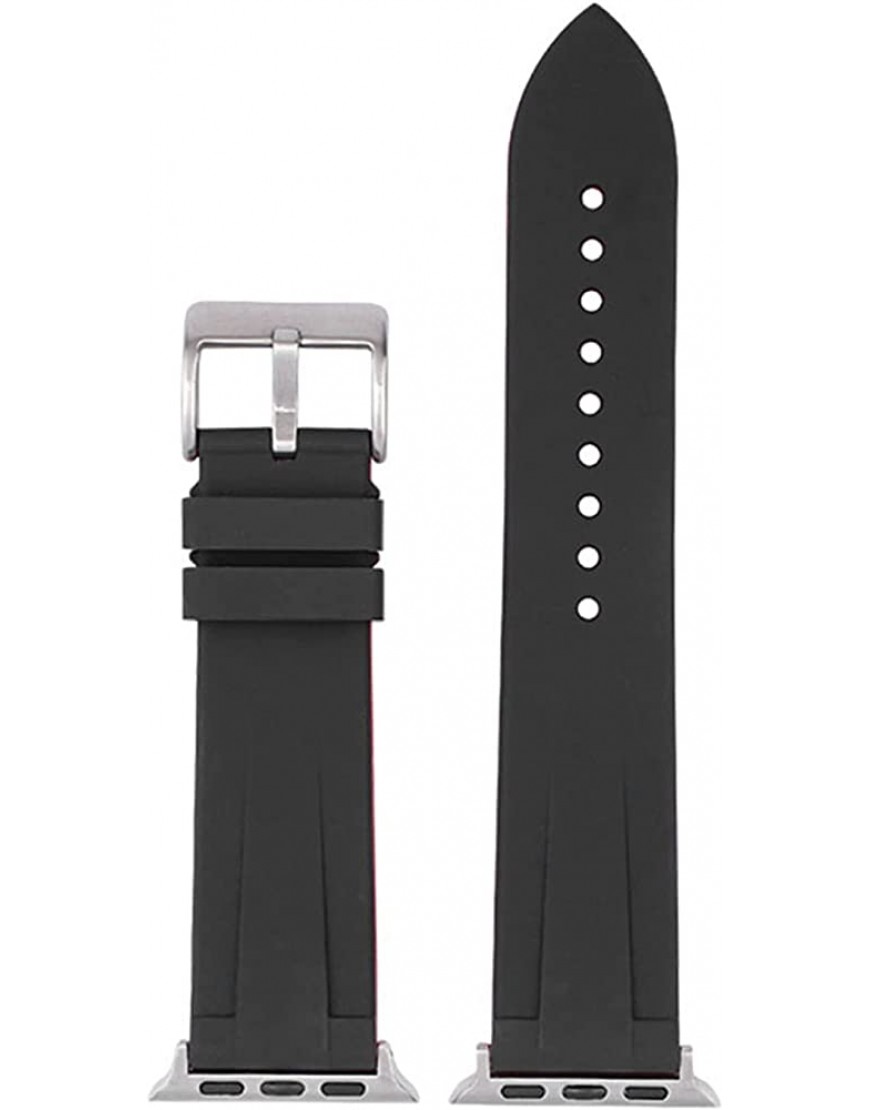 YIJIAN Silikon-Zwei-Farben-Uhr-Uhr-Band kompatibel mit IWATCH 2 3 4 5 6 Generation Sportgurt SE. Gurt Band Color : 2 Band Width : 42mm - BRCXTH74