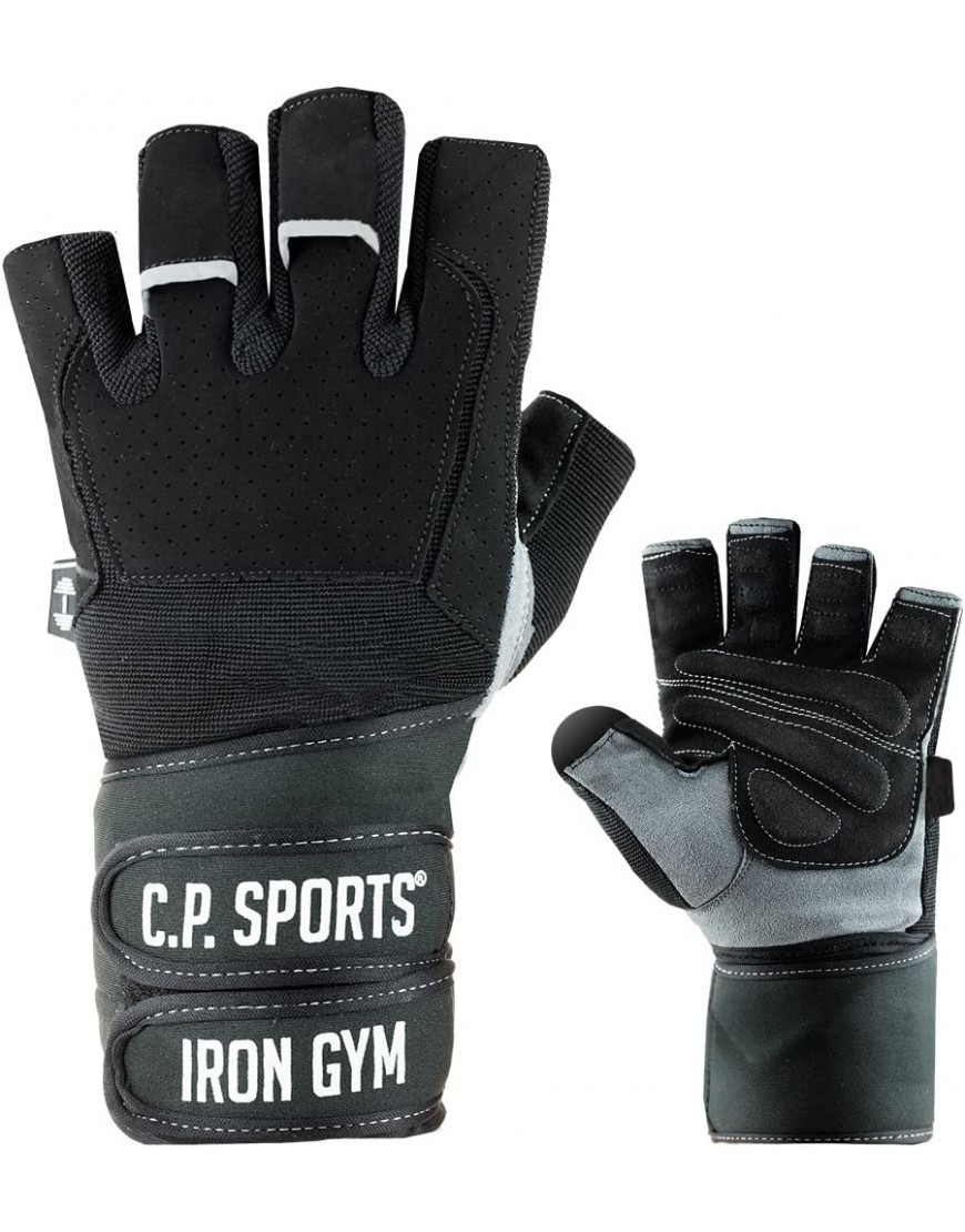 C.P. Sports Profi-Gym-Doppelbandagen-Handschuh Fitnesshandschuh Trainingshandschuh Bodybuilding Handschuhe Herren Fitness Handschuh - BAQEM1M6
