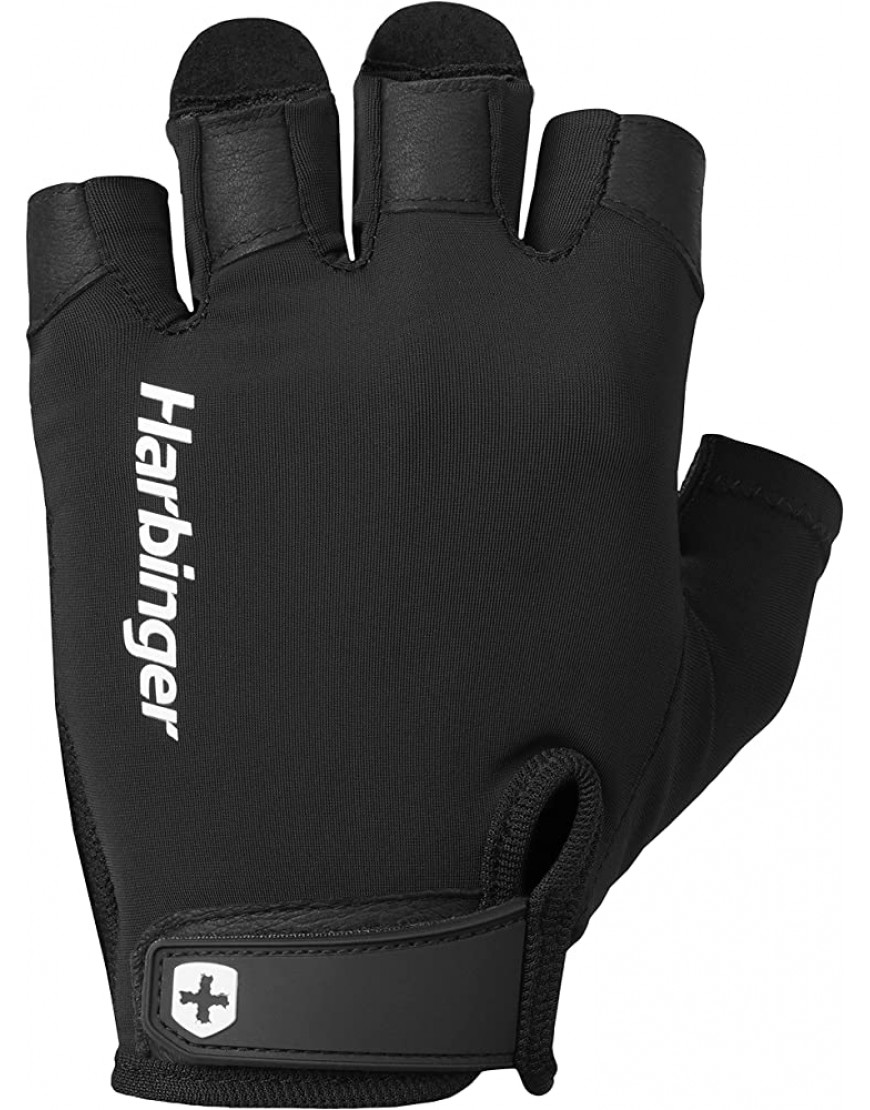 Harbinger Pro Gloves Leichte und Flexible Handschuhe mit verbesserter Atmungsaktivität für Moderate Stützung Medium Unisex Schwarz M 22250 - BEWQXQK5