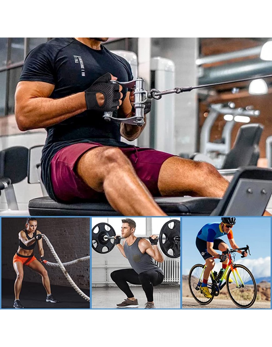 MELLIEX Fitness Handschuhe Trainingshandschuhe Herren und Damen rutschfest Sporthandschuhe für Gewichtheben Fahrrad Gym Krafttraining & Crossfit - BTEDM59N
