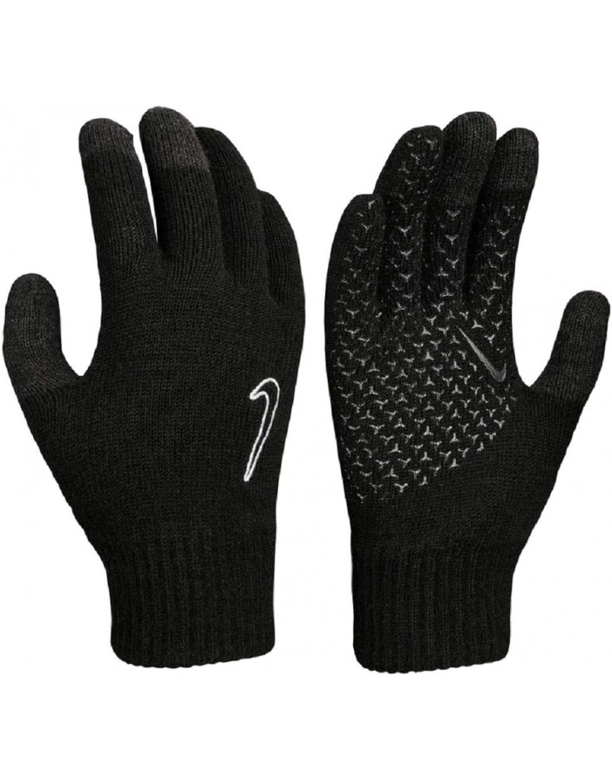 Nike Knitted Tech and Grip Gloves Handschuhe S M black black white - BULTNB54