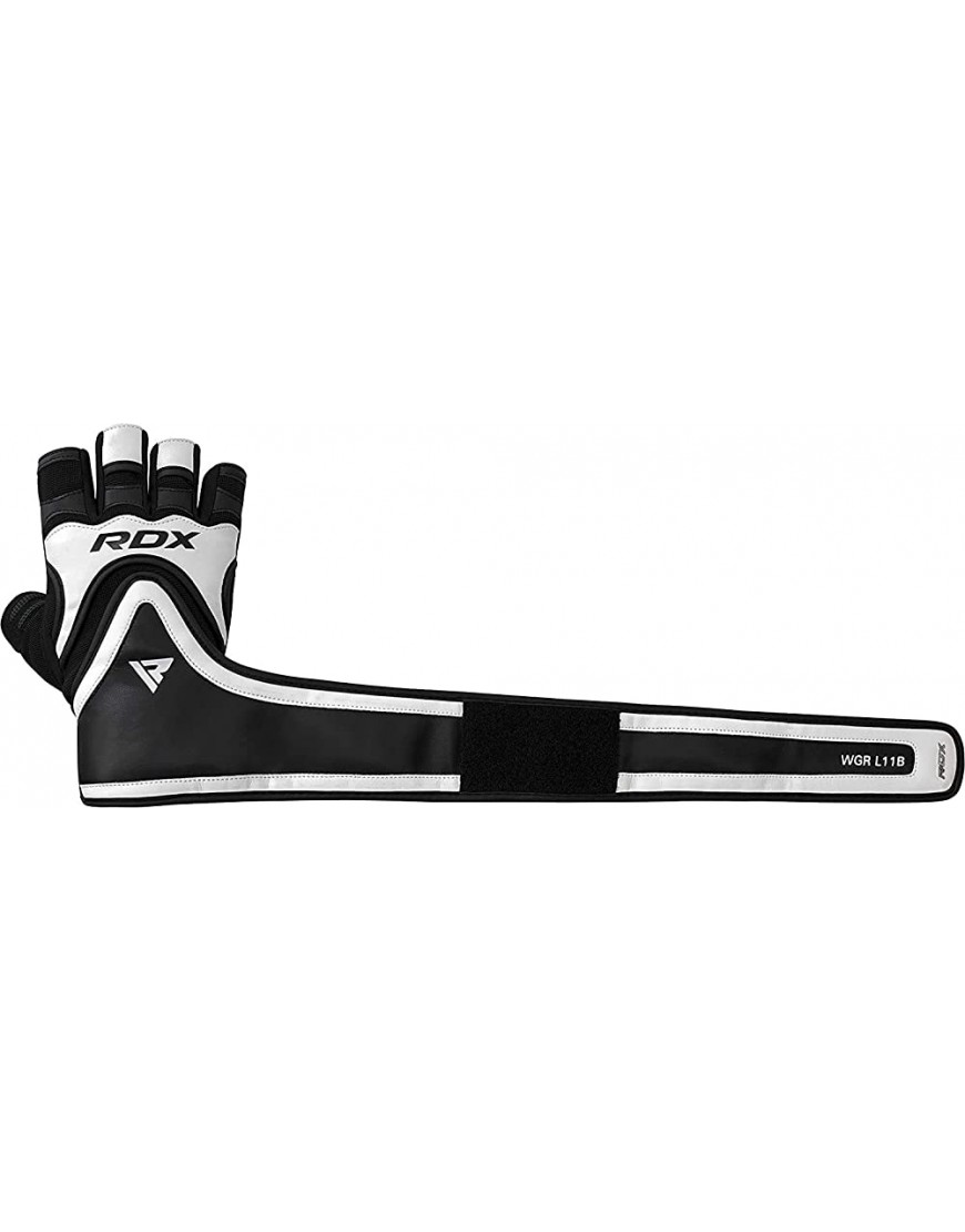 RDX Gewichtheben Handschuhe für Gym Workout FitnessHandschuhe mit Lange Handgelenkunterstützung ausgezeichnet für Barbell Hummelübung Bodybuilding Fitness und Krafttraining - BNBAE2MV