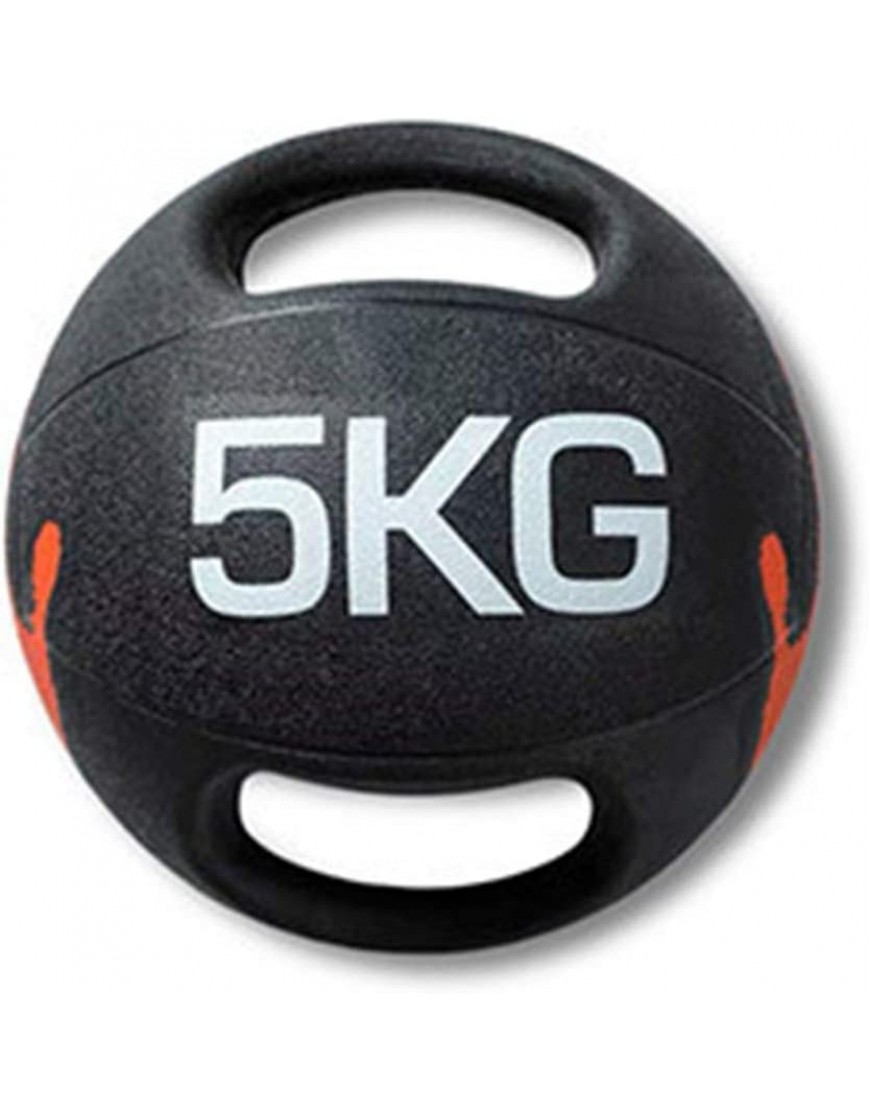 Medizinball 5 Kg Fester Medizinball Heim- Fitness-Kernmuskeltrainingsgerät Doppelgriff-Medizinball Unisex - BHQEFHKV
