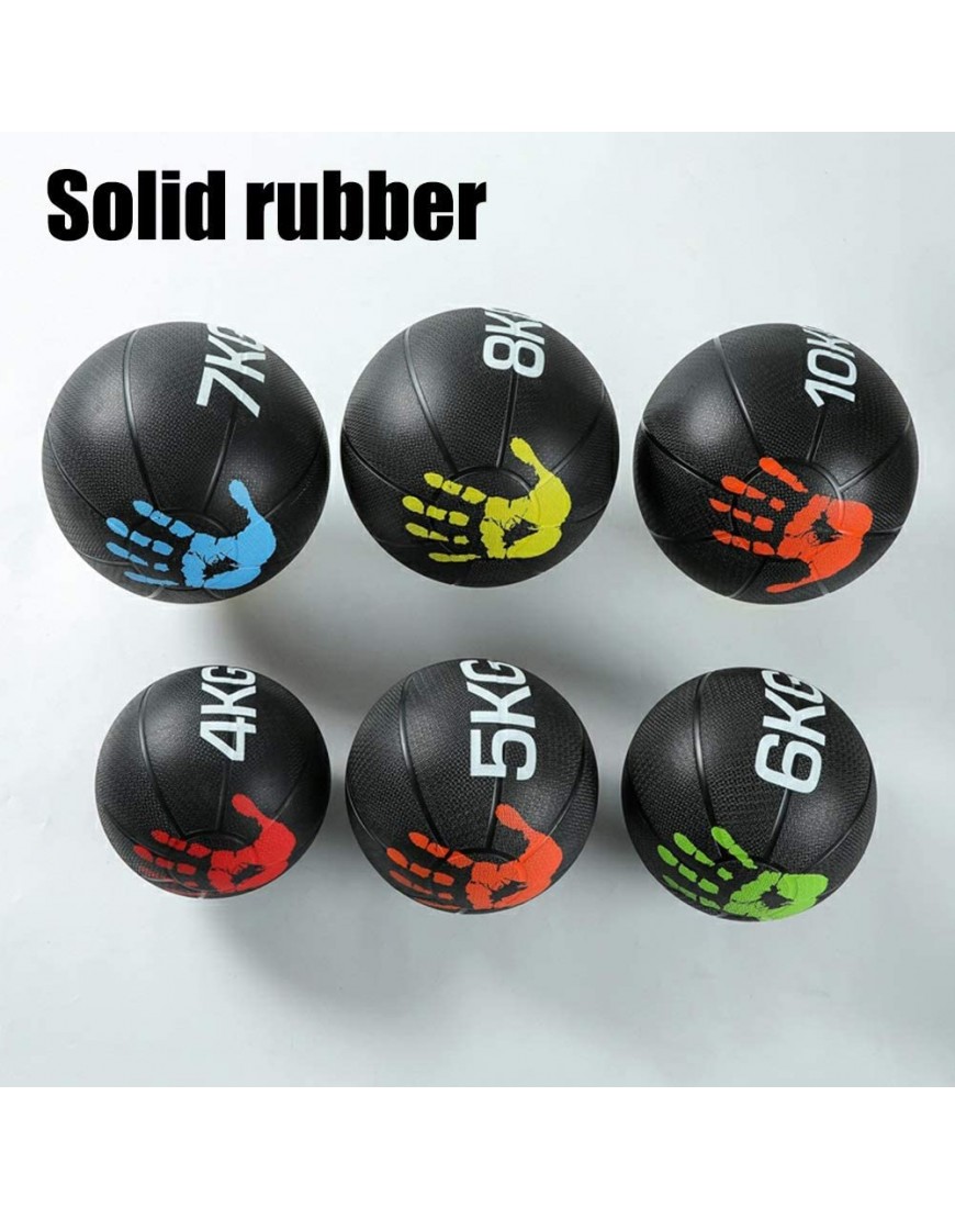 Medizinball Gewichttragender Medizinball 10 Kg Indoor-Fitnessgeräte rutschfeste Oberfläche Low-Bounce-Slam-Ball Unisex - BPWHX81J