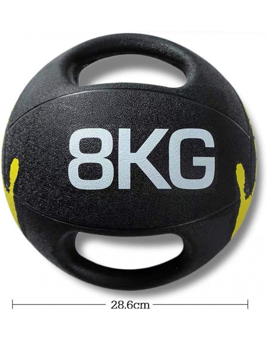 Medizinball Solider Medizinball Heim- Fitness-Kernmuskeltrainingsgerät Doppelgriff-Medizinball Unisex 8 Kg - BFMIOV5M