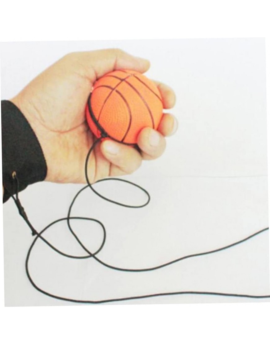 Muzrunq Return Handgelenkball -Handgelenk Übung Ball Gummi -Sportball auf Nylonschnur mit Handgelenkband Ball auf Einer Schnur für Kinderübung oder Spiel 12 PCs Spielen - BEPMYM9E