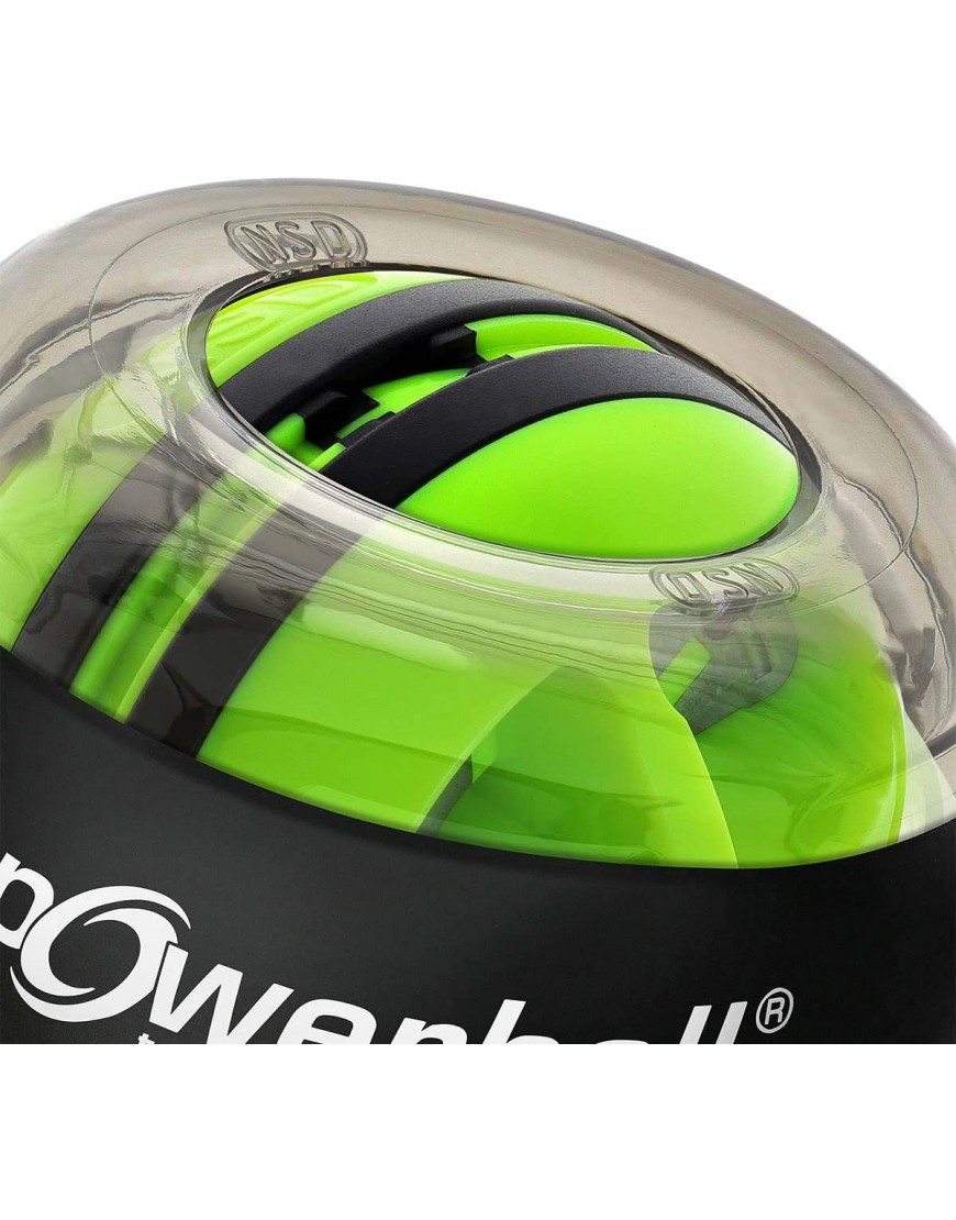Powerball Autostart gyroskopischer Handtrainer inkl. Aufziehmechanik transparent-grau das Original von Kernpower - BDMRR26Q