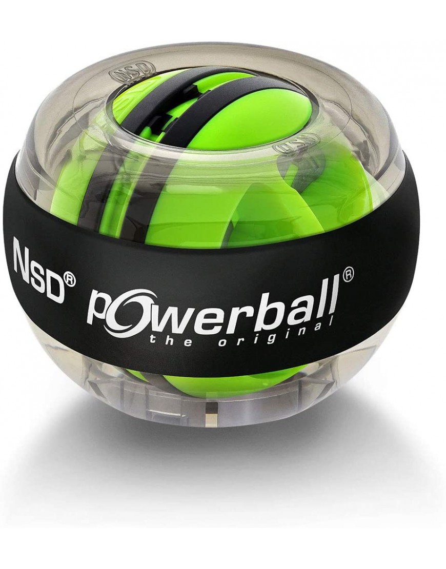 Powerball Autostart gyroskopischer Handtrainer inkl. Aufziehmechanik transparent-grau das Original von Kernpower - BDMRR26Q