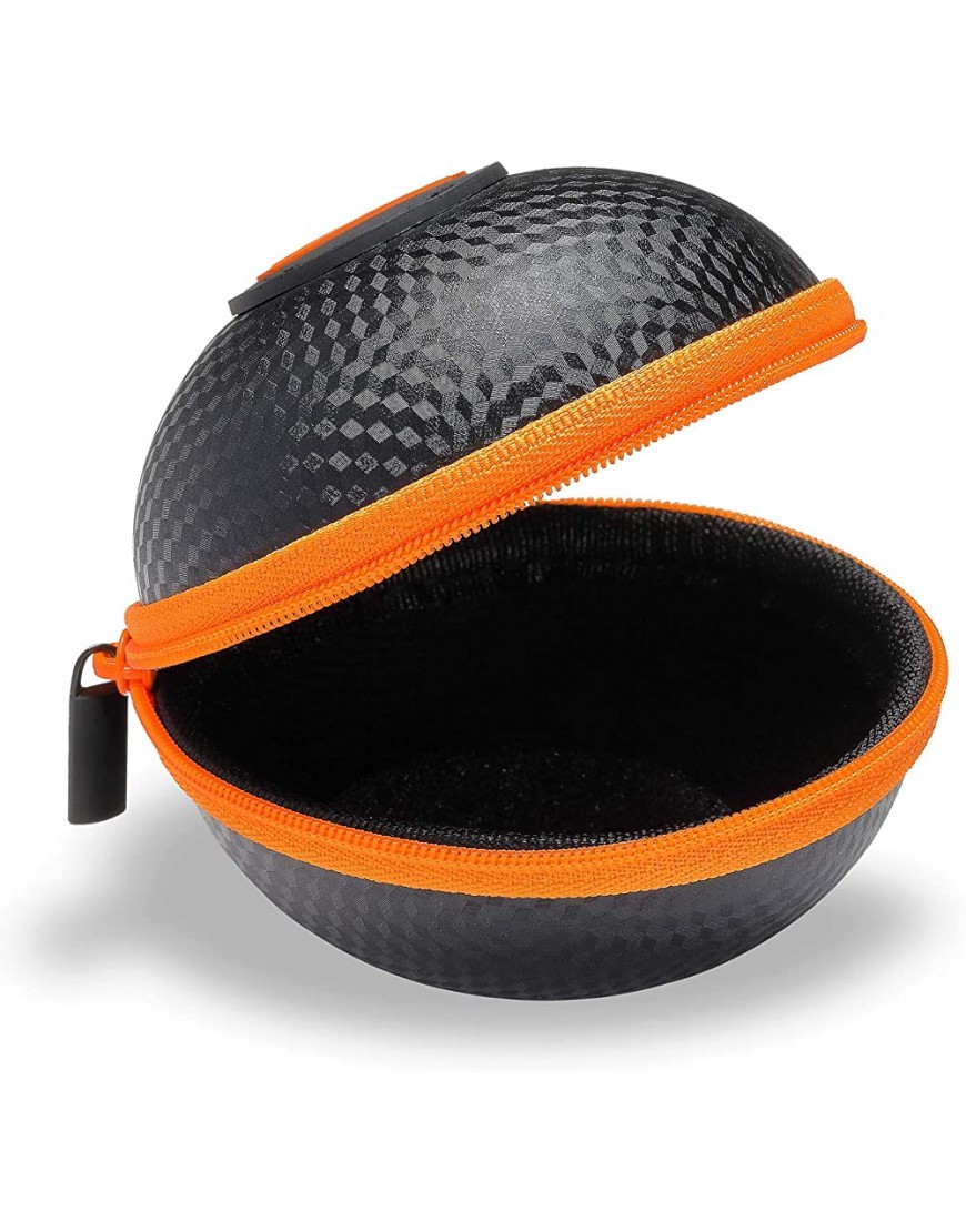 Powerball Kernpower® Original Case Hülle Etui für Fast alle Original Modelle stoßfeste Transport-Tasche mit Reißverschluss anthrazit orange - BKNIJH2N