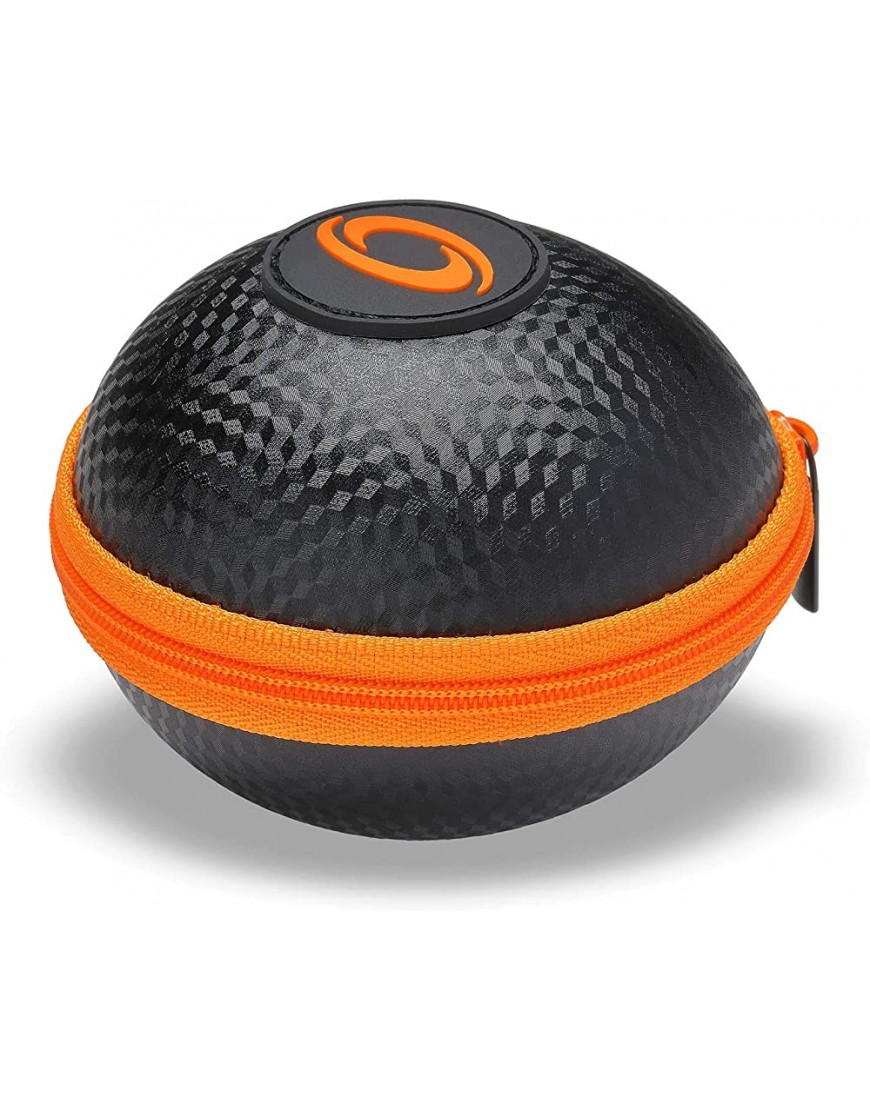 Powerball Kernpower® Original Case Hülle Etui für Fast alle Original Modelle stoßfeste Transport-Tasche mit Reißverschluss anthrazit orange - BKNIJH2N