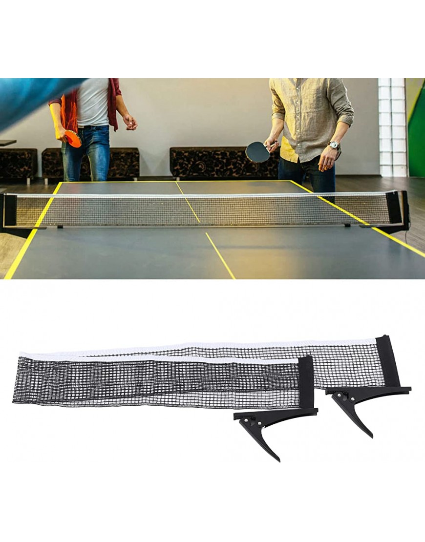 Rodi Standard-Tischtennis-Netzständer-Kit professionelle Indoor-Spaß-Aktivitäts-Tischnetzhalterung für Unterhaltung für Sportler für Amateure für das Training - BZJBJ1QW