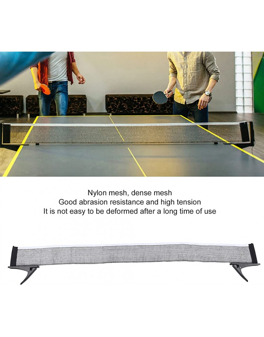 Rodi Standard-Tischtennis-Netzständer-Kit professionelle Indoor-Spaß-Aktivitäts-Tischnetzhalterung für Unterhaltung für Sportler für Amateure für das Training - BZJBJ1QW