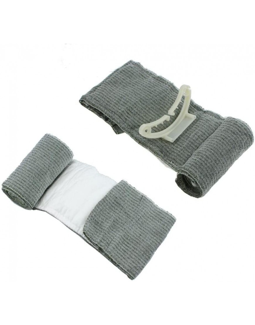 2 Stück strapazierfähige elastische Bandage 4 Zoll Kniebandage Handgelenkkompression Erste-Hilfe-Bandagen für Outdoor-Sportarten Camping Wandern - BFLPOEH5