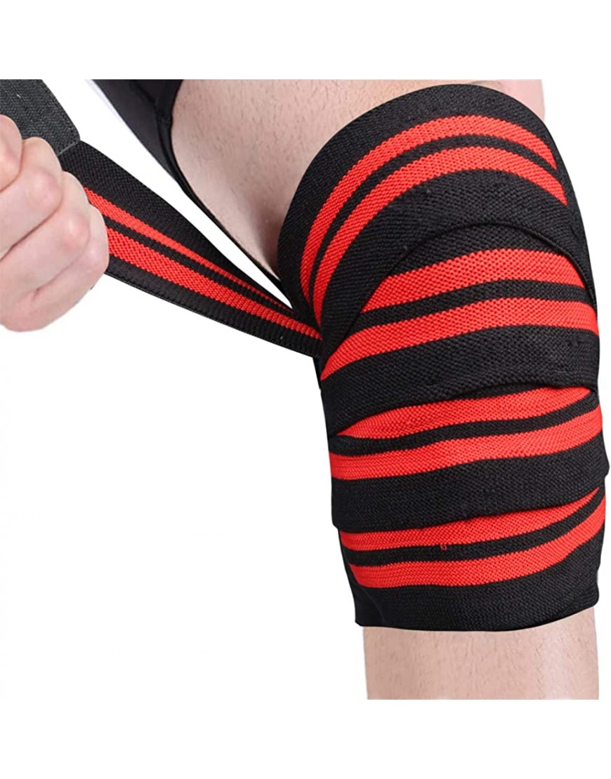 FITIZ Kniebandagen zum Gewichtheben strapazierfähig elastisch Kniebandage für Kniebeugen Kniebänder für Crossfit Fitnessstudio Schmerzen WOD Cross-Training Powerlifting-Knieschützer, - BDOQP771