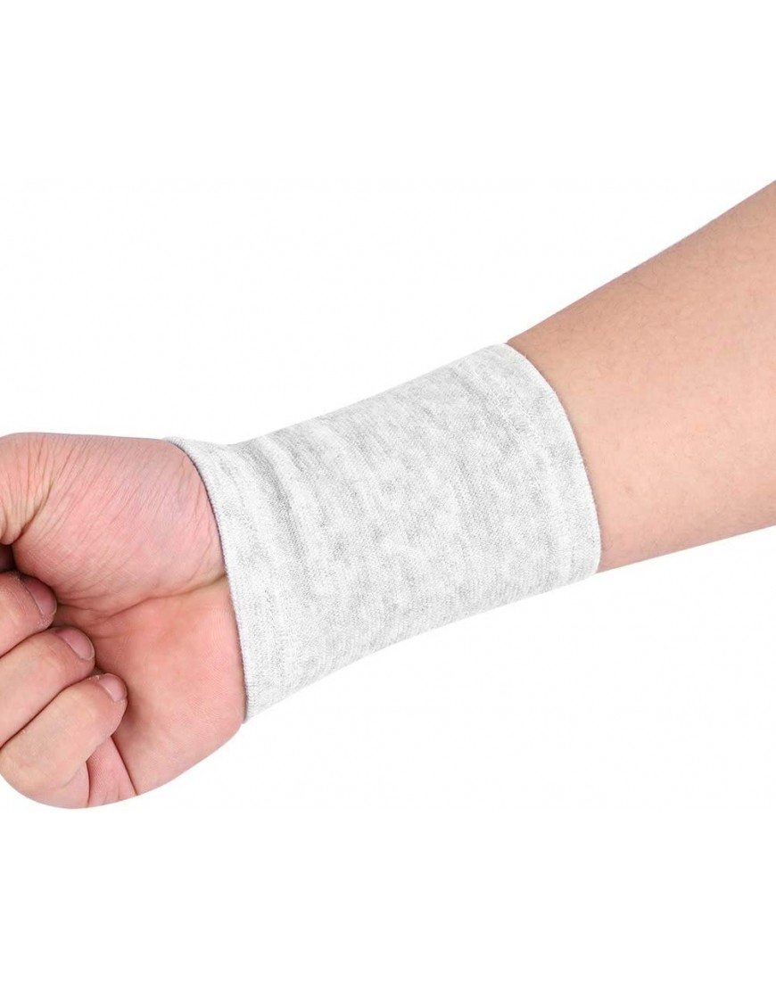 FOLOSAFENAR Gym Sport Wrist Bracers Protect Hands Bamboo Charcoal Wrist Bracers für Sport Gym für Volleyball Baseball - BBLUFK3A