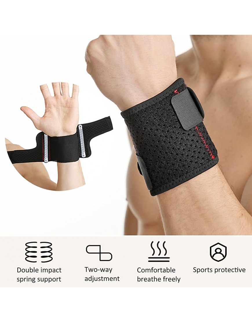 Gaeirt Sport-Armbänder die den Verlust der Körpertemperatur verhindern. Sport-Handgelenkschutz Sorgen für Druck und fördern die Durchblutung für die Fitness beim Sport - BDDNP97D