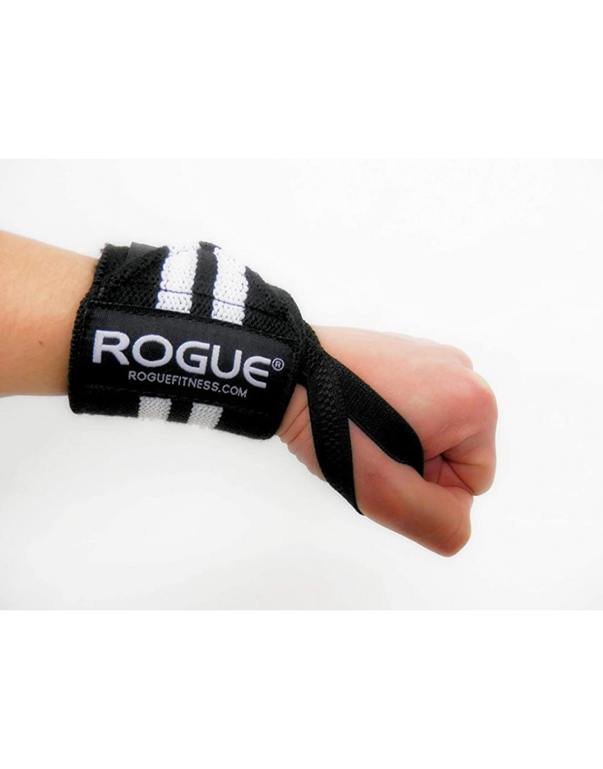 Rogue Fitness Handgelenkbandagen kurz 30,5 cm Schwarz Power Gewichtheben - BUWZSN2D