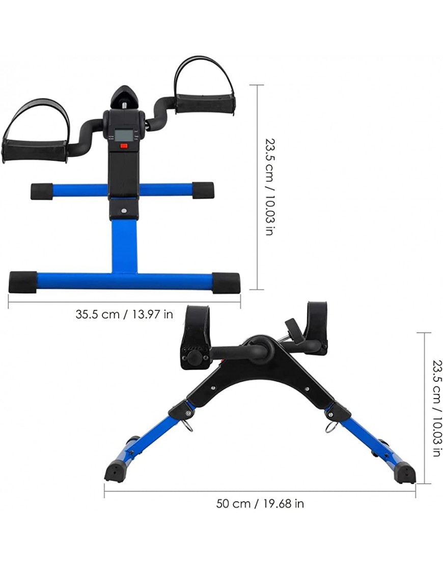 Tragbare Mini-Pedalmaschine – Pedaltrainer für Senioren Mini-Heimtrainer unter dem Schreibtisch Pedaltrainer für Fußzyklus Armbein Pedaltrainer unter dem Schreibtisch Ellipsentrainer unter dem - BXVXYK98