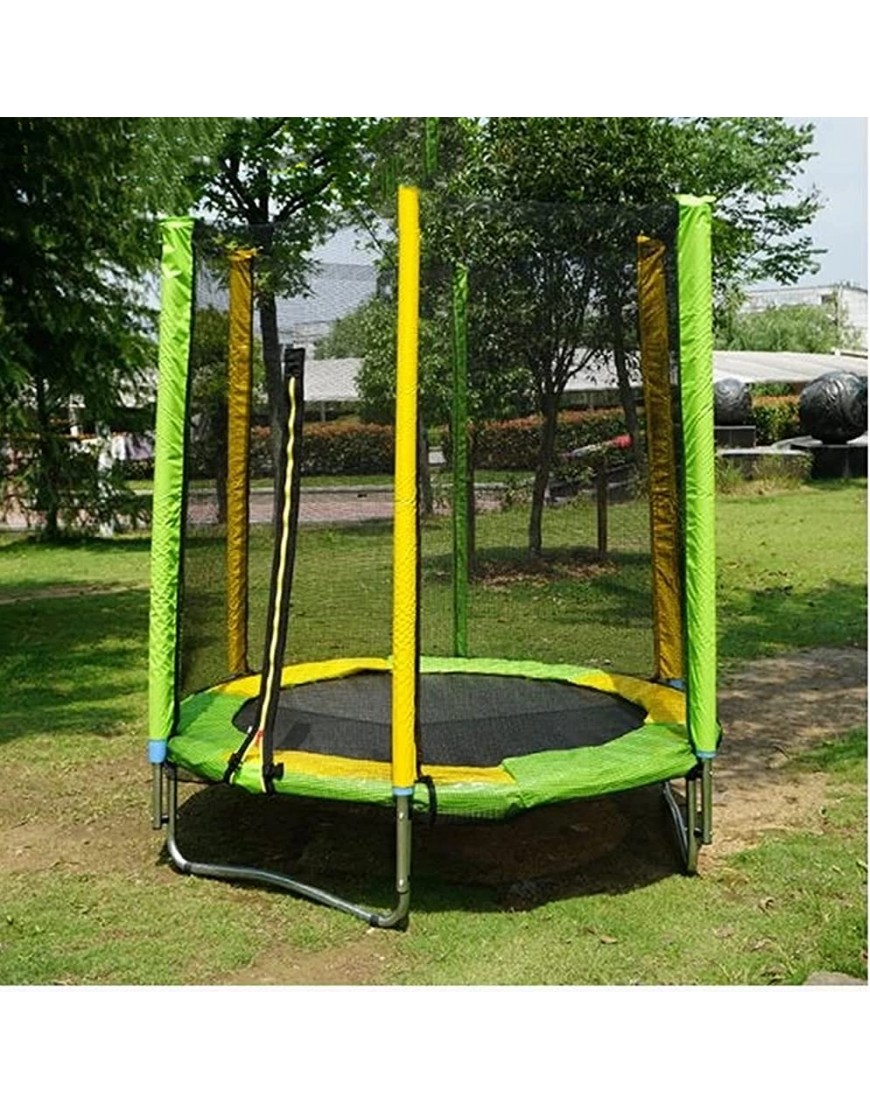 Mini-Trampolin rund für Kinder Erwachsene Mini-Trampolin Netto-Pad Spring Bett Farbe: Grün Größe: 130 x 150 x 30 cm - BNRAW4KJ